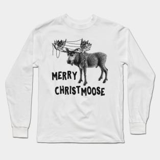 Merry Christmoose Long Sleeve T-Shirt